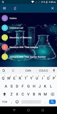 Chemistry android App screenshot 3