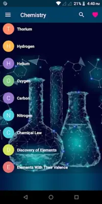 Chemistry android App screenshot 5